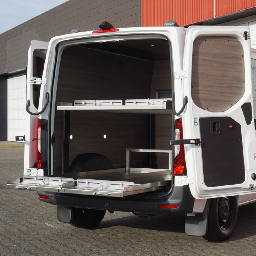 Variable Sargauszüge für ergonomisches Beladen