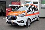 Neuer Krankentransportwagen auf Ford Custom für die ERAS Kranken- und Rettungstransport GmbH aus Essen