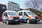 Zwei neue Krankentransportwagen auf Ford Transit L3H2 für R+ MediTransport